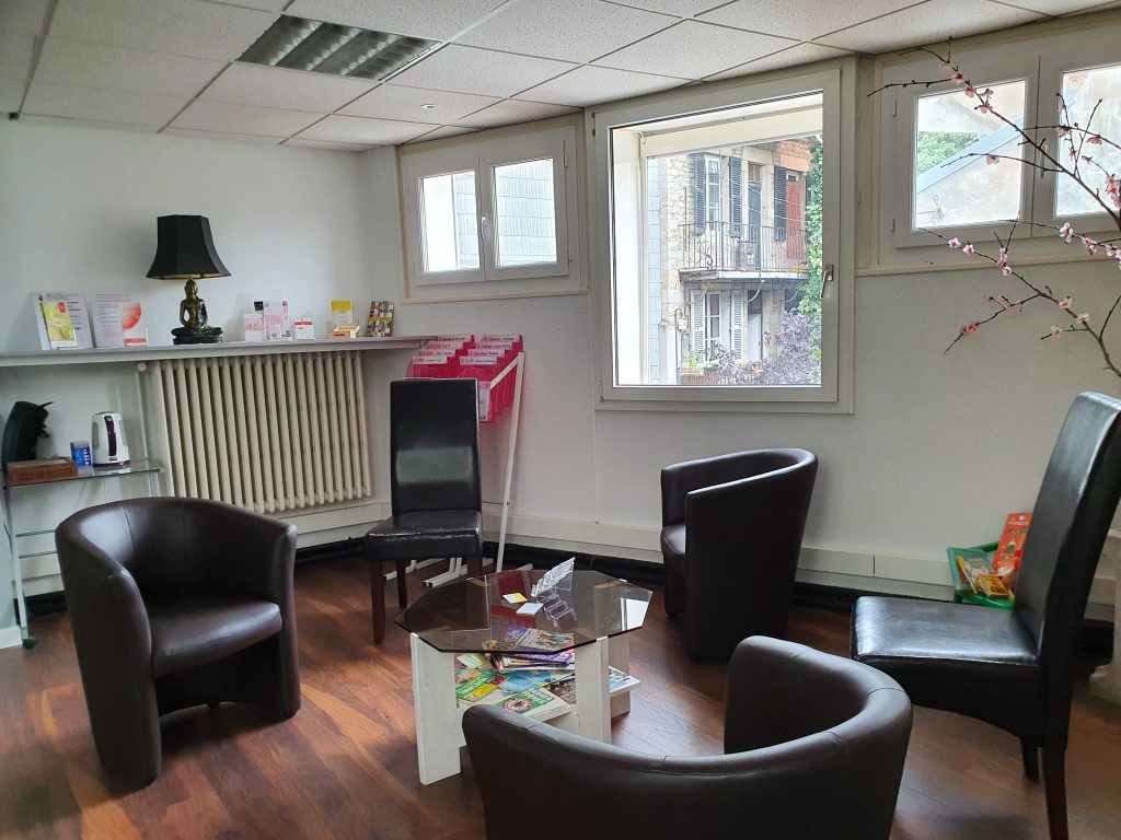 photo de la salle d'attente du cabinet de Lons-le-Saunier (39)